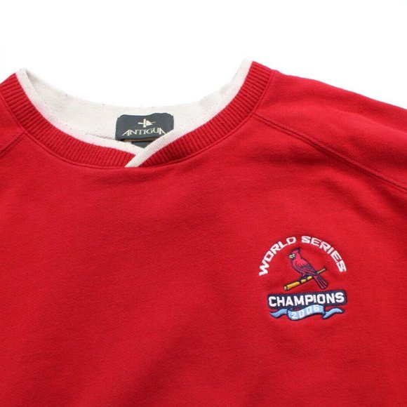 St. Louis Cardinals 2006 Sweatshirt Mens XXL World Series Pullover Vintage Y2K - Picture 2 of 6